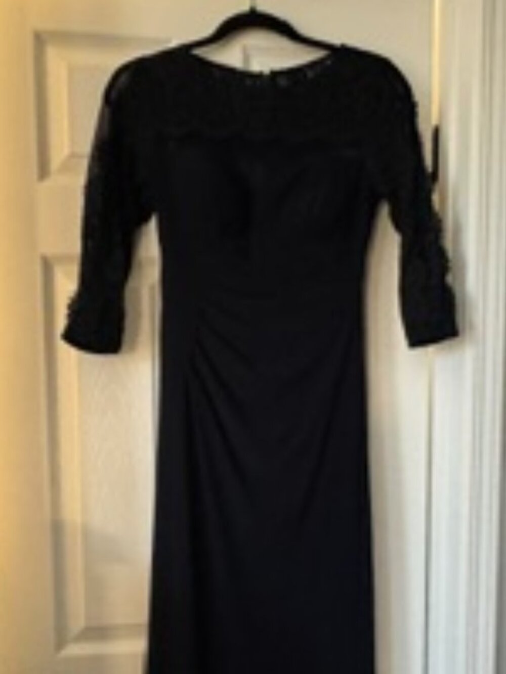 Black Cocktail Long Length Dress